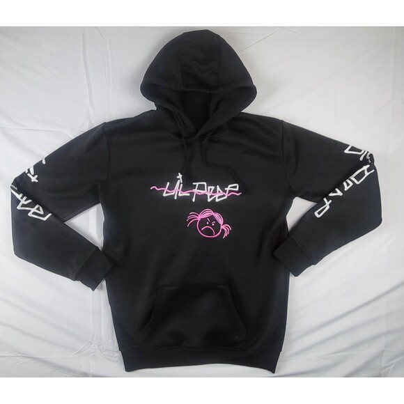 Lil Peep Come Over When You're Sober Pullover Hoodie Sweatshirt Black Size Small - Picture 1 of 7
